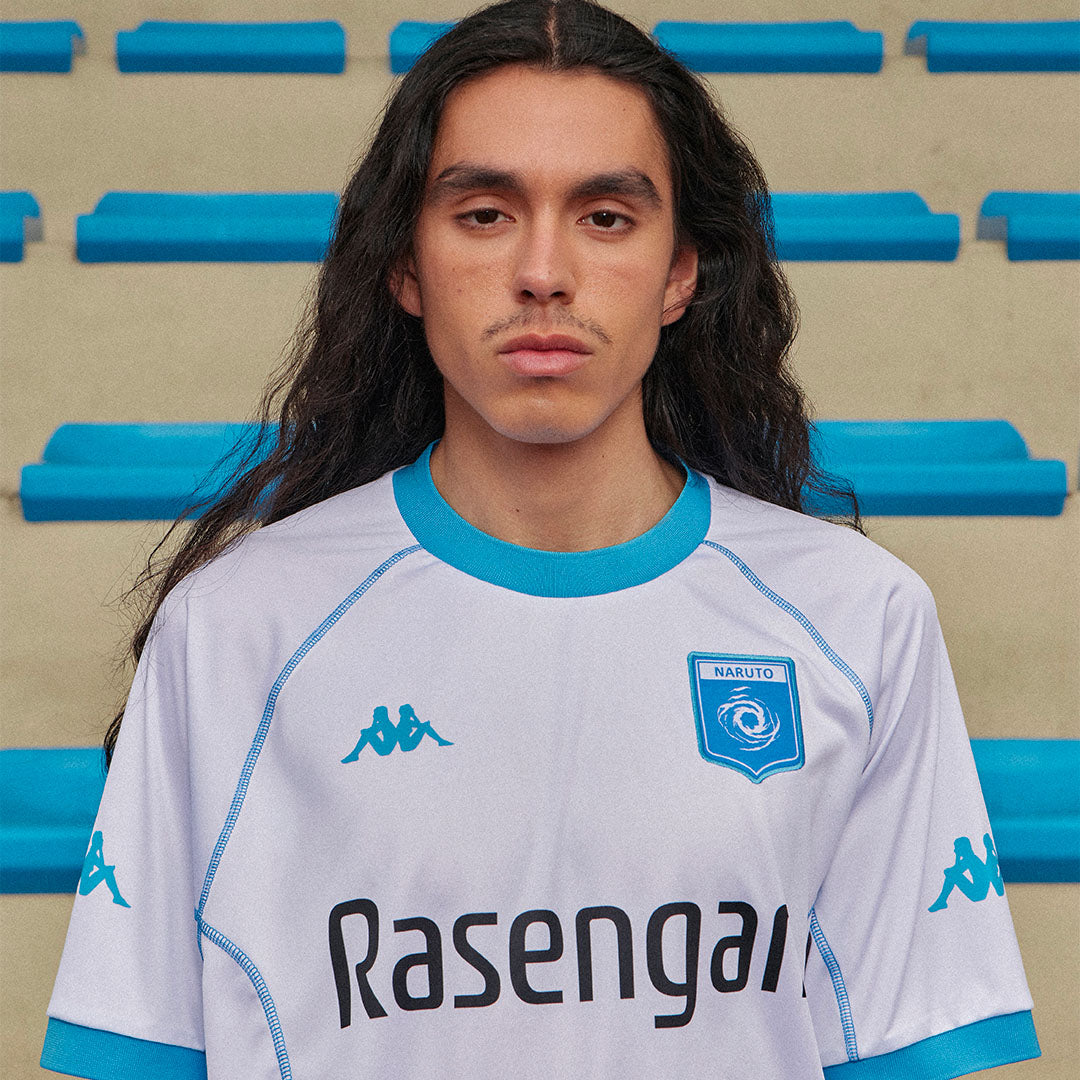 Maillot Authentic Rasengan Kappa X Naruto X Courir Blanc Unisexe main