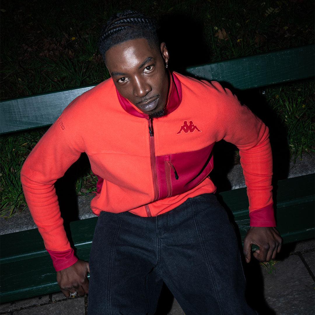 Veste 6Cento 672 Orange Homme main