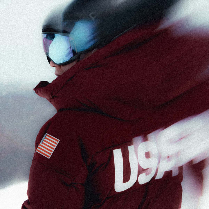 Doudoune 6Cento 662C US Ski Team Rouge Homme 5