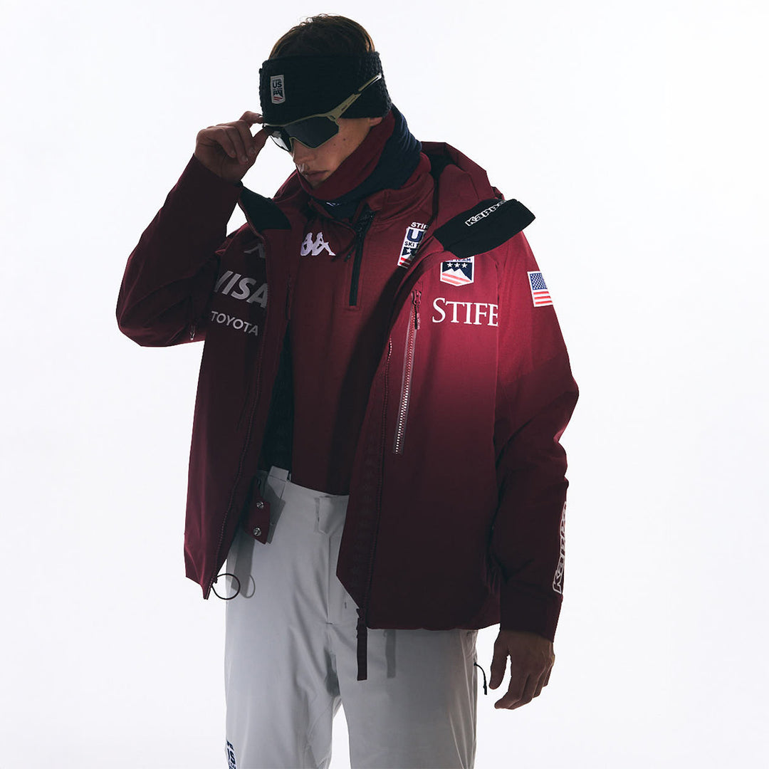 Manteau 6Cento 602C US Ski Team Rouge Homme 00