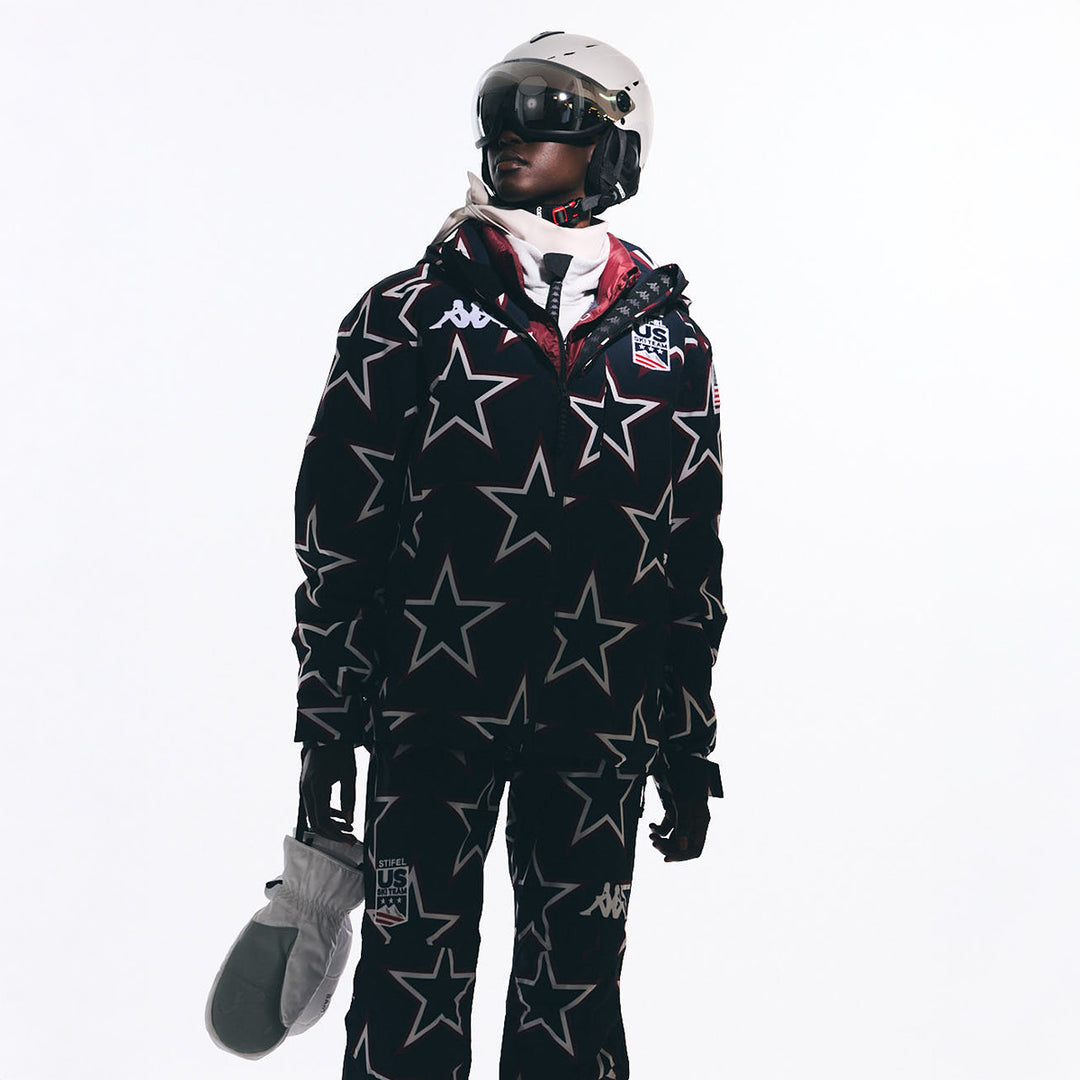 Manteau 8Cento 810G US Ski Team Bleu Femme 00