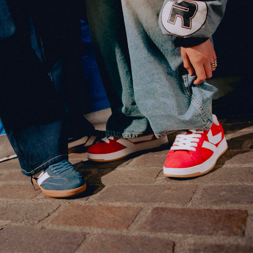 Baskets Marlon Rouge Homme 02