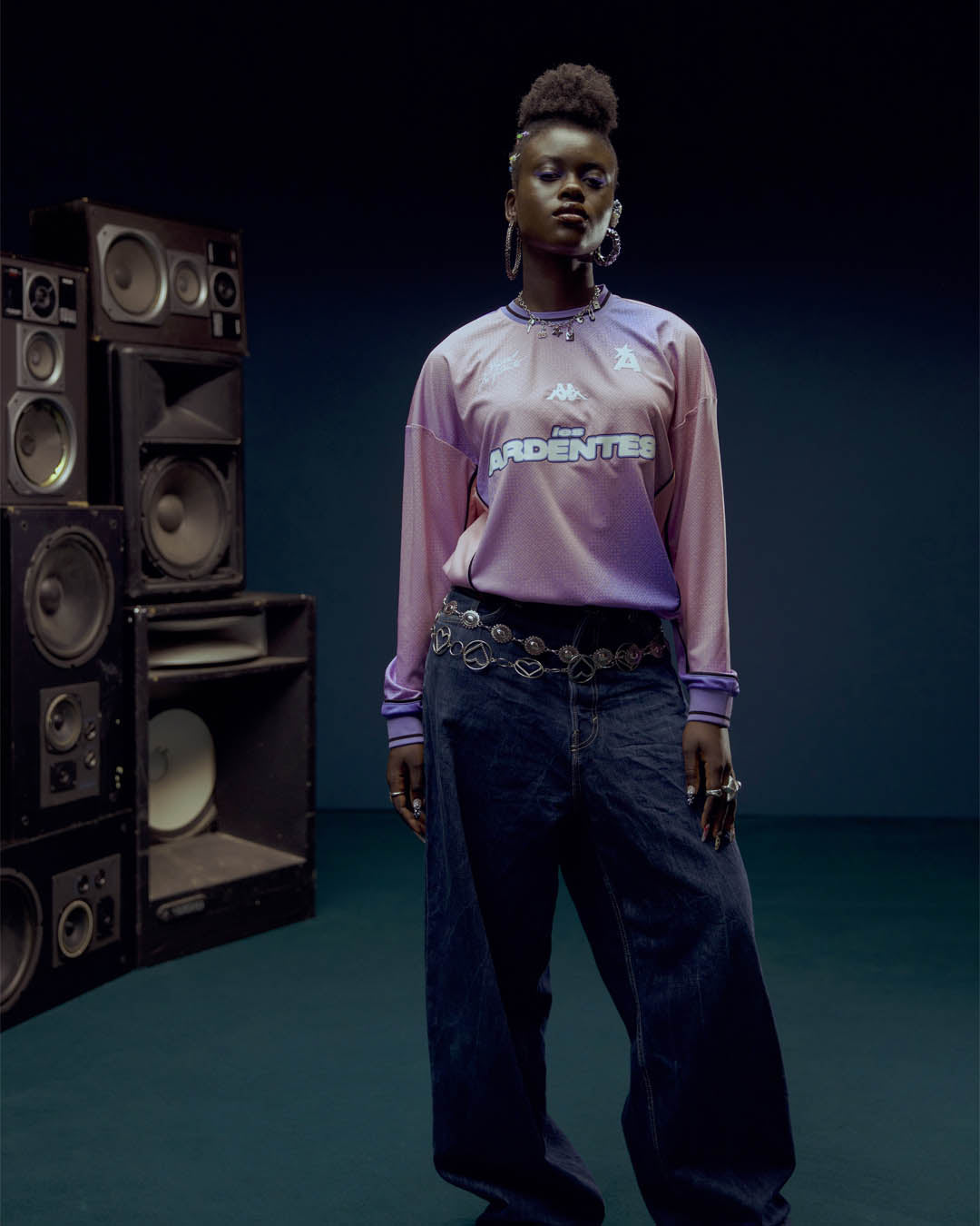 Maillot Krook Les Ardentes X Kappa Violet