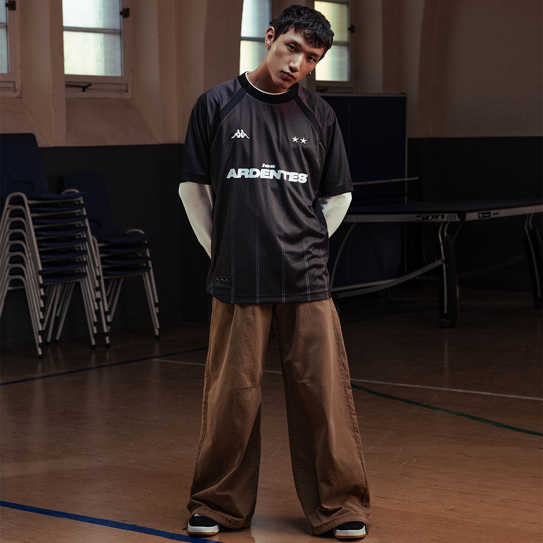 Maillot Kai Les Ardentes X Kappa Noir Unisexe main