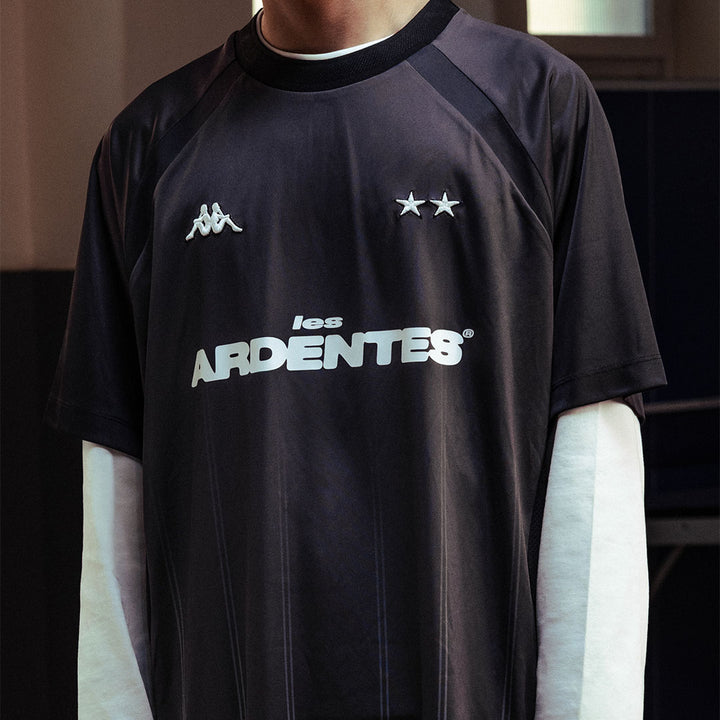 Maillot Kai Les Ardentes X Kappa Noir Unisexe 5