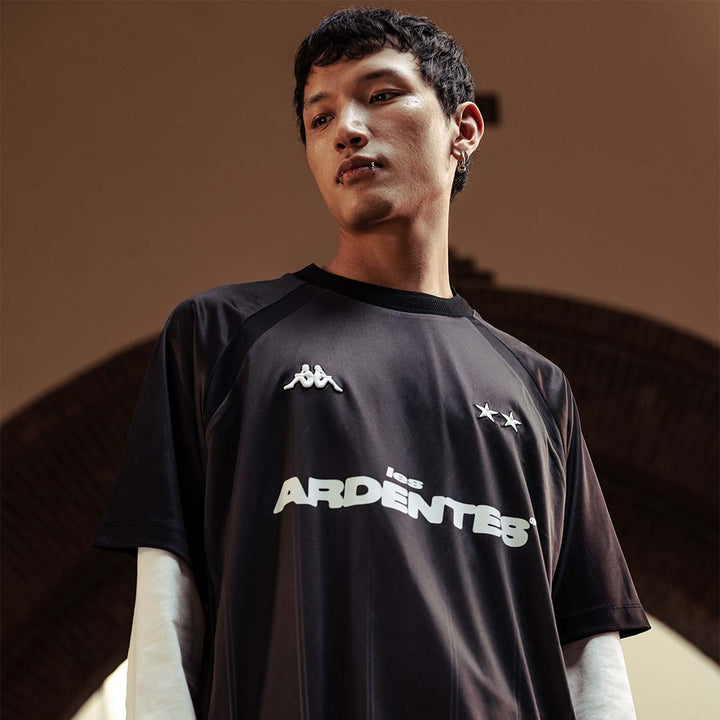 Maillot Kai Les Ardentes X Kappa Noir Unisexe 1