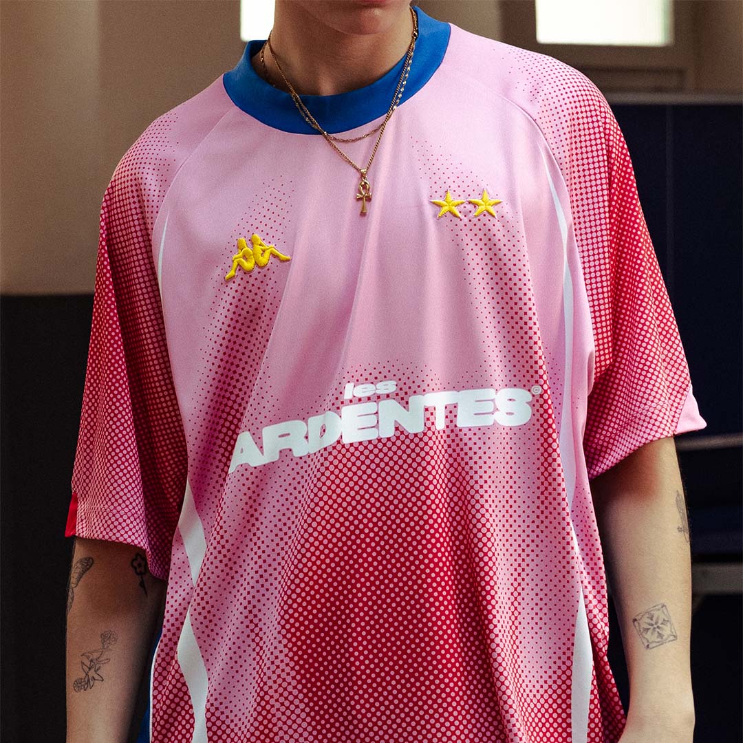 Maillot Marama Les Ardentes X Kappa Rose Unisexe main