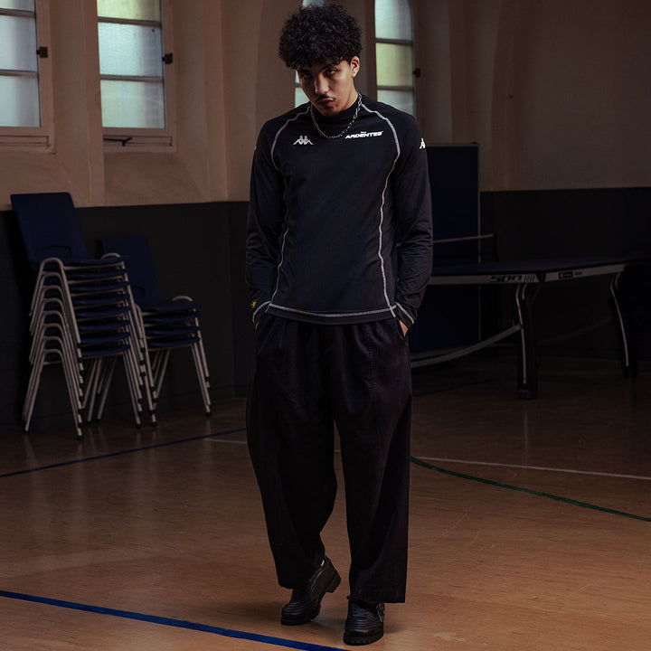 Maillot Rawiri Les Ardentes X Kappa Noir Unisexe 1