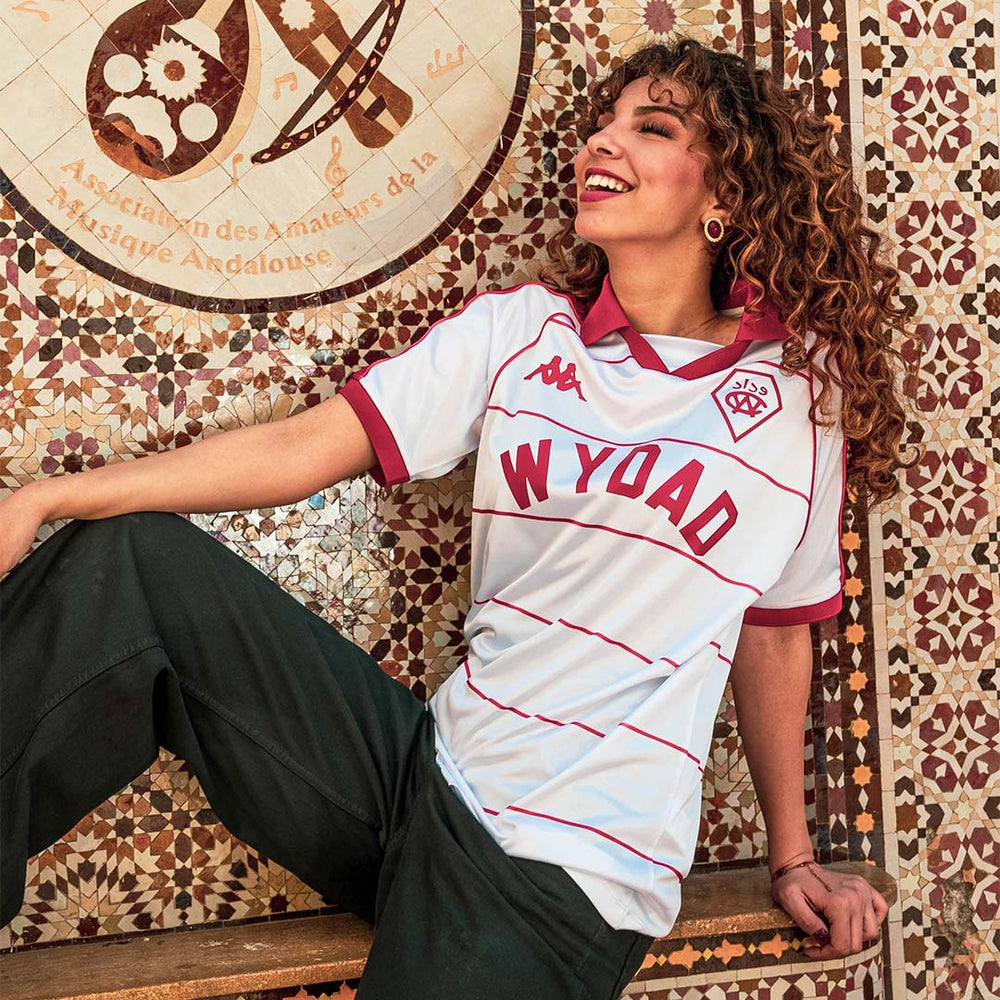 Maillot 222 Banda Kombat Anniversaire Wydad AC 25/26 Blanc Homme 02