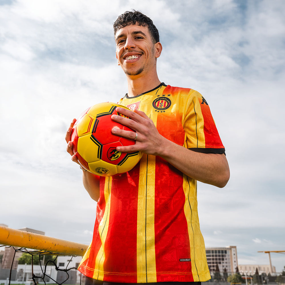 Maillot Kombat Home Espérance Tunis 25/26 Rouge Homme 02