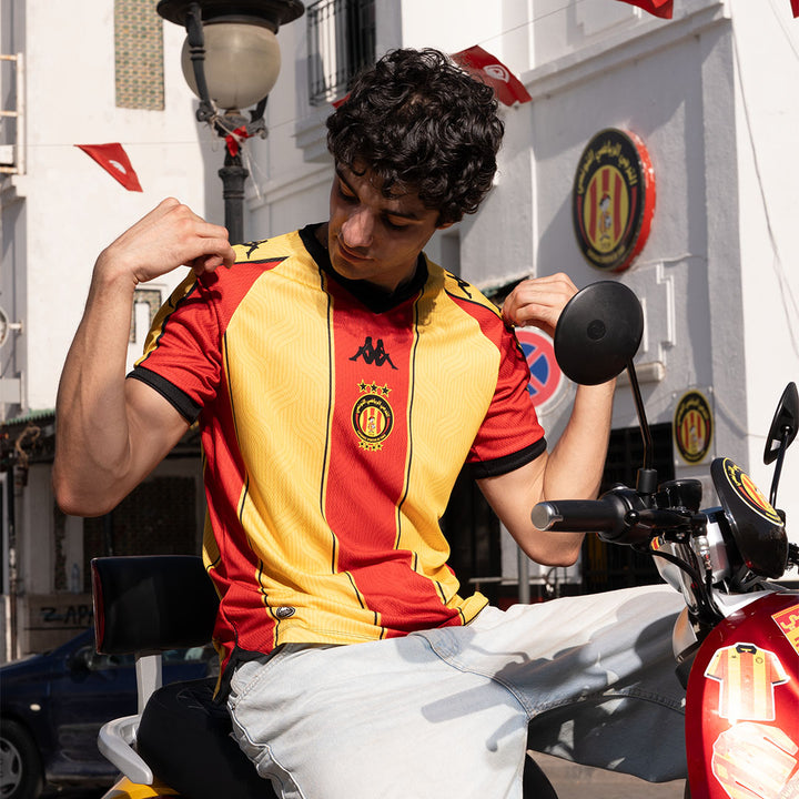 Maillot Kombat Pro Home Espérance Tunis 26/27 Rouge Homme 7