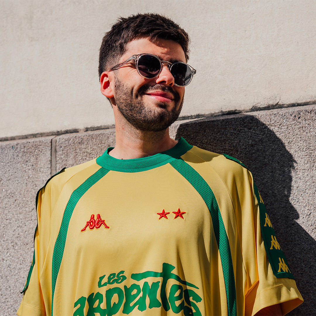 Maillot Kala Les Ardentes X Kappa Jaune Unisexe main