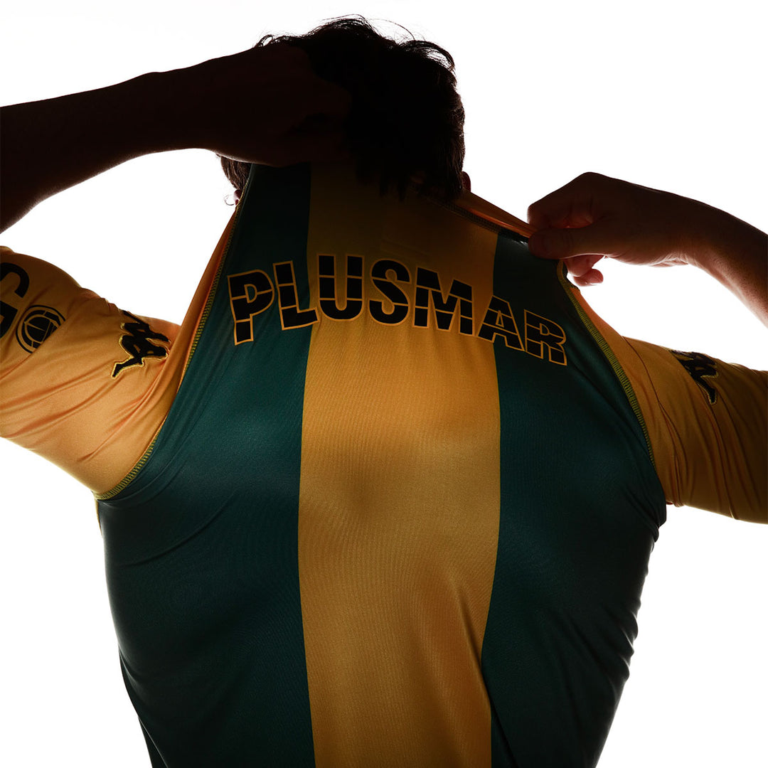 Maillot Kombat XXV Aldosivi 25/26 Jaune Homme main