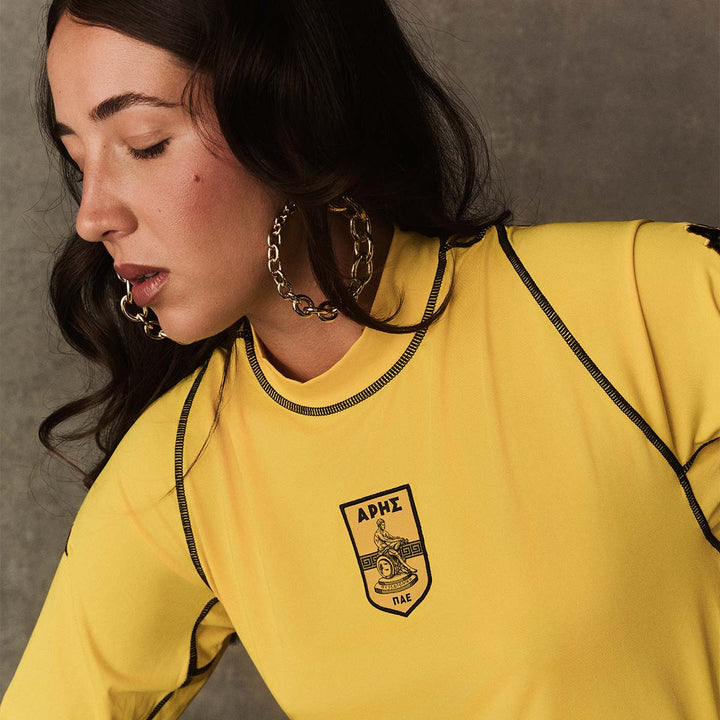 Maillot Kombat XXV Aris FC 25/26 Jaune Homme 4