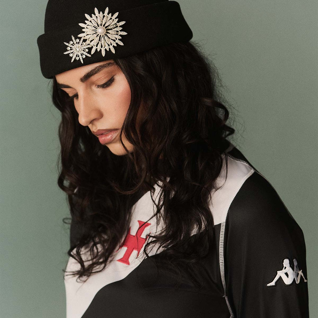 Maillot Kombat XXV Vasco De Gama 25/26 Noir Homme main