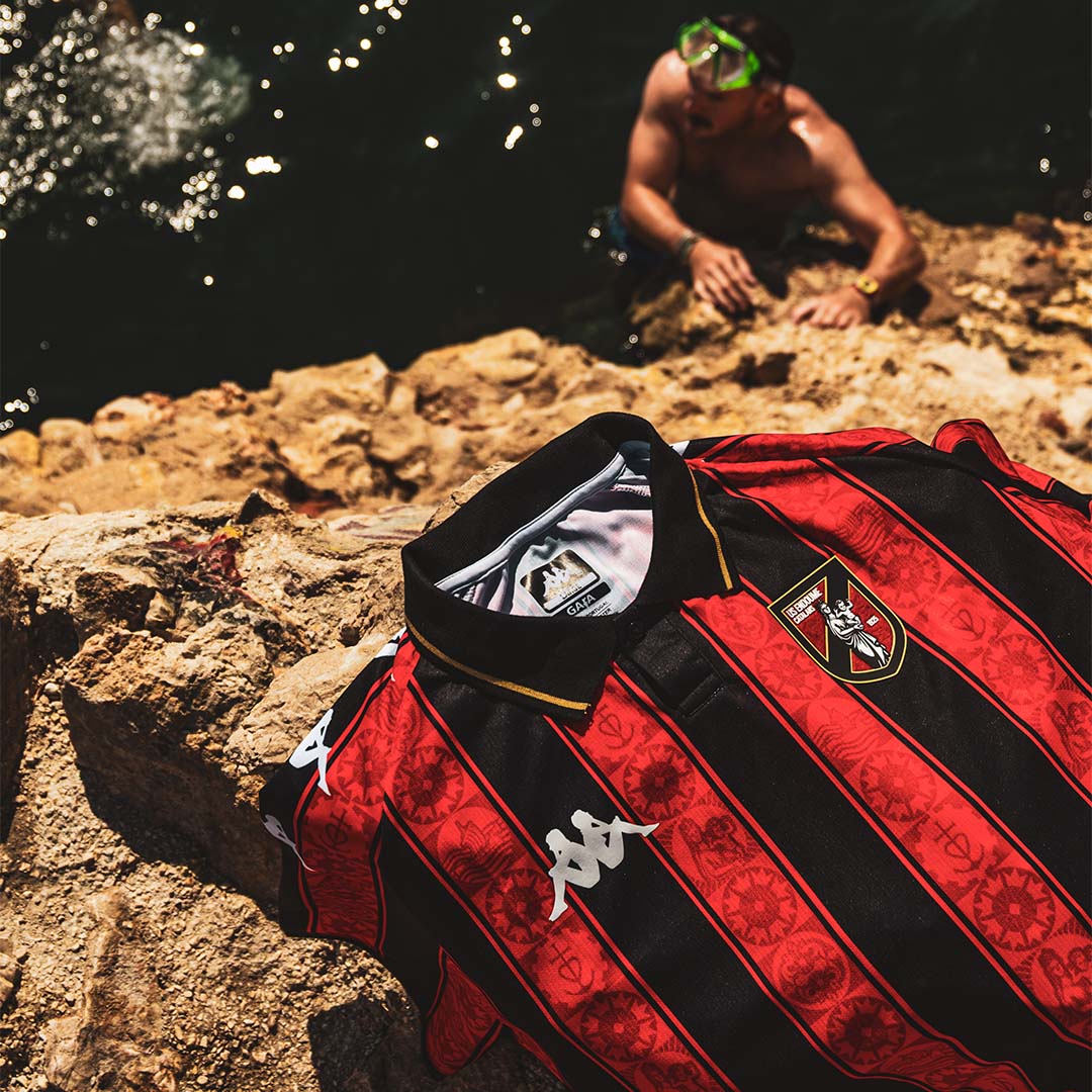 Maillot Claro US Endoume 26/27 Rouge Homme main