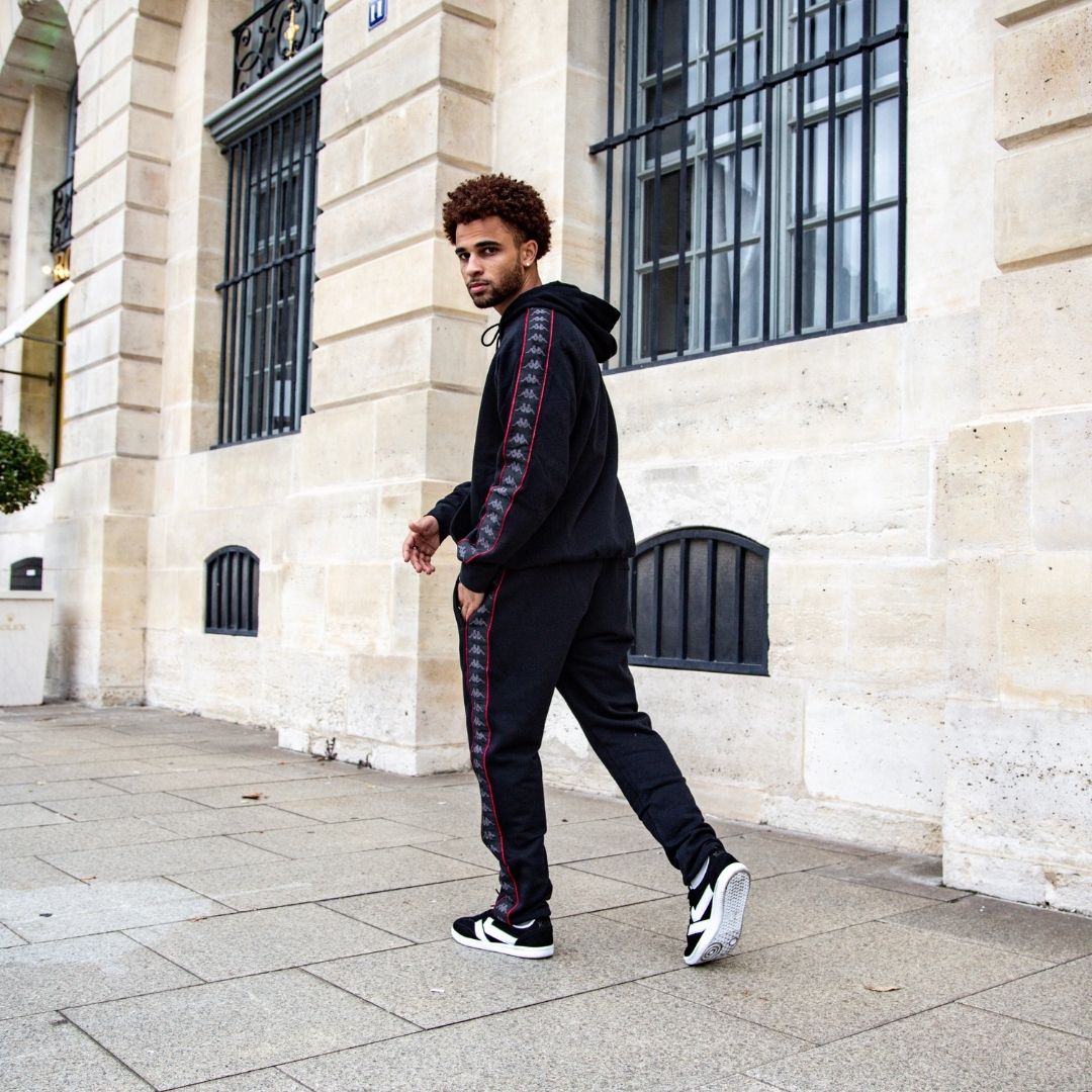 Pantalon 222 Banda Alanz 4 Noir Homme 00