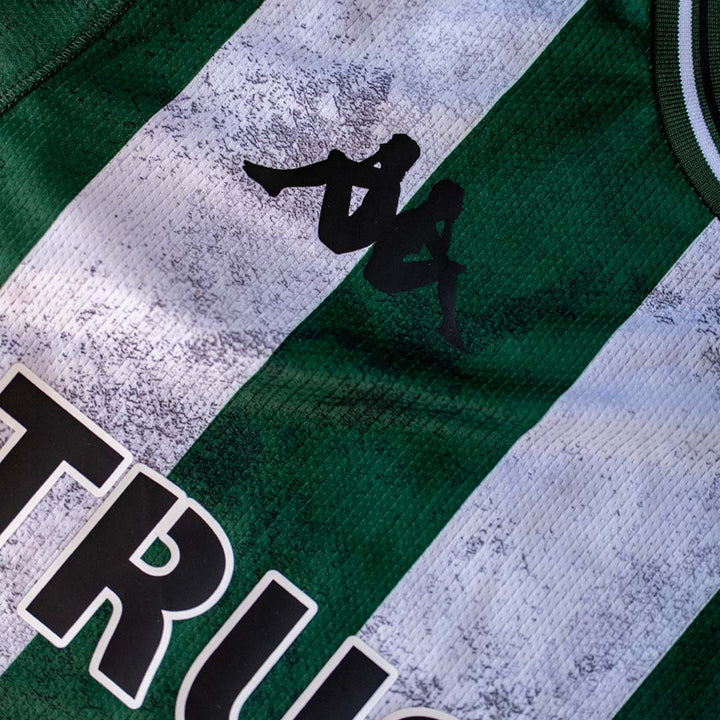 Maillot Kombat Béton Rayé Red Star 25/26 Vert Homme