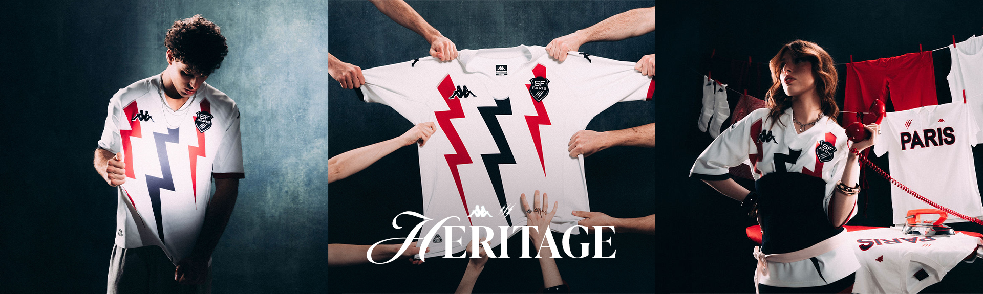 Kappa: Stade Français Paris Maillot Kombat XXV - Third L’élégance parisienne, la force du rugby