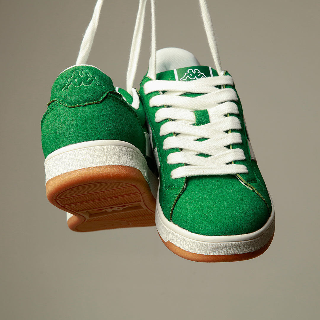 Baskets Marlon Vert Homme main
