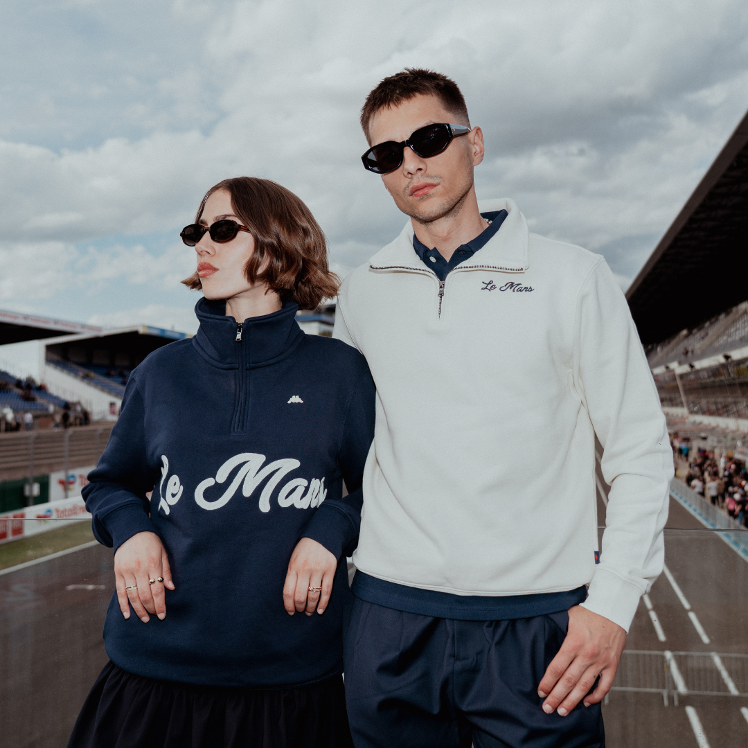 Sweatshirt Andretto 24H Le Mans 2026 Bleu Homme main