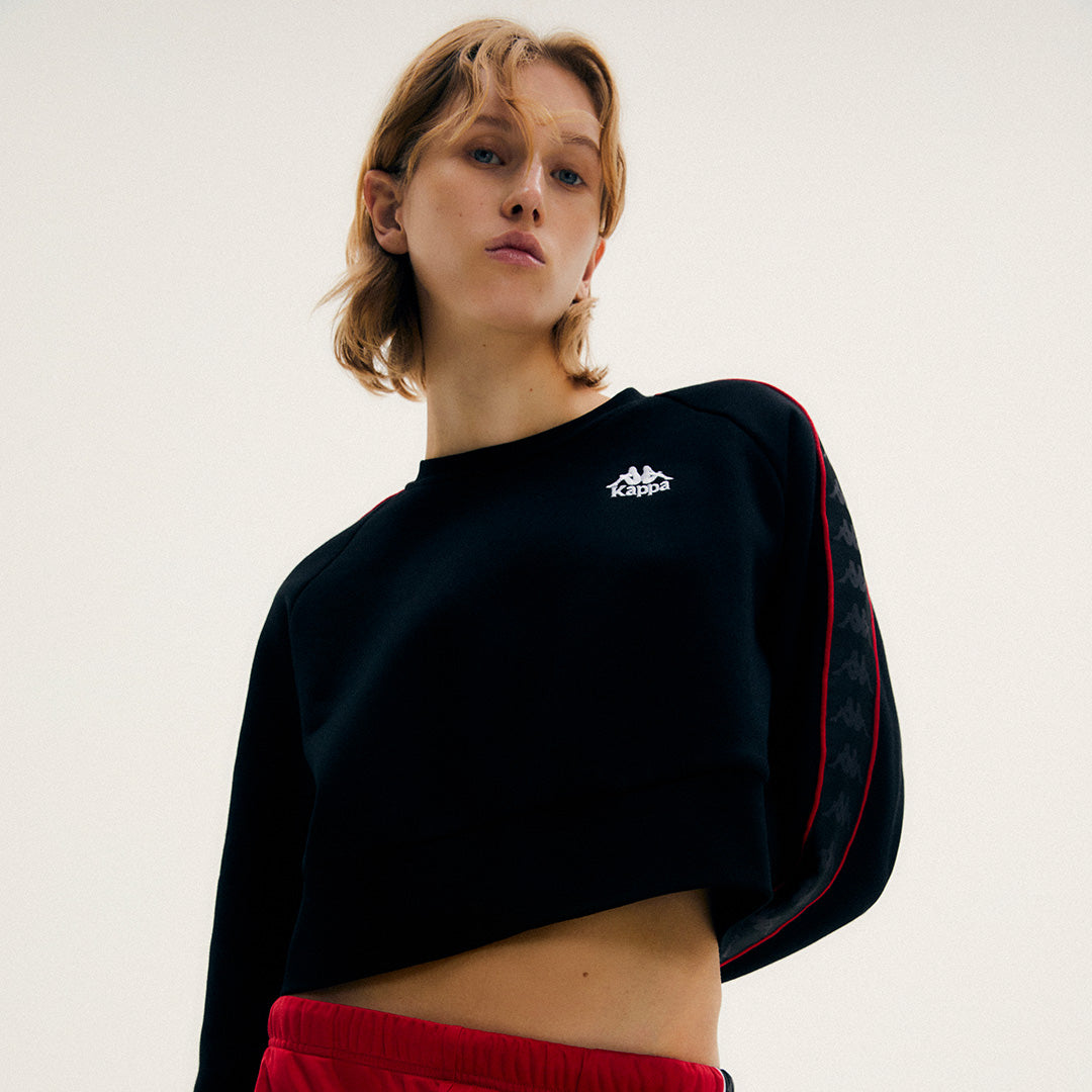 Sweatshirt 222 Banda Marbella 2 Noir Femme 00