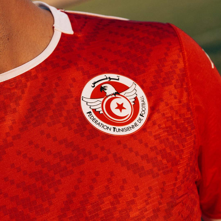 Maillot Kombat Pro Home Tunisie 25/26 Rouge Homme 3