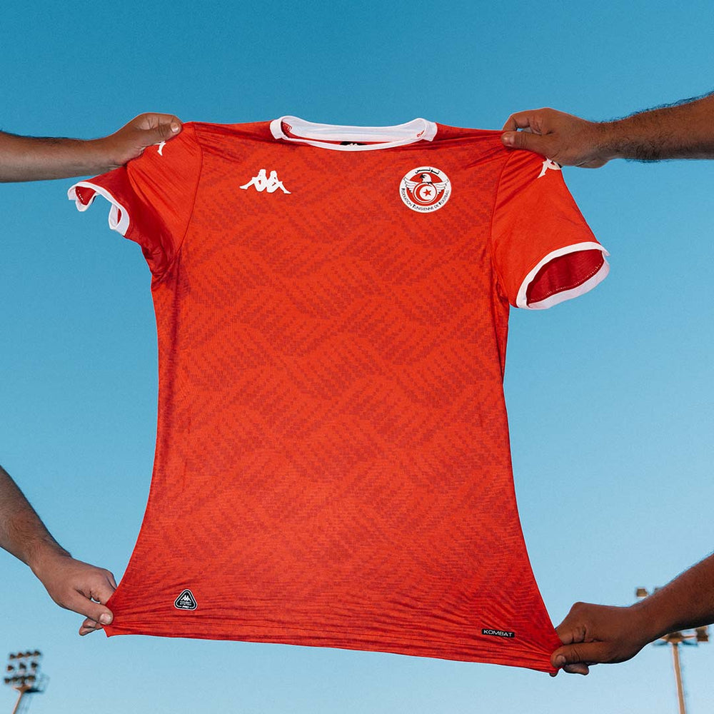 Maillot Kombat Pro Home Tunisie 25/26 Rouge Homme 02