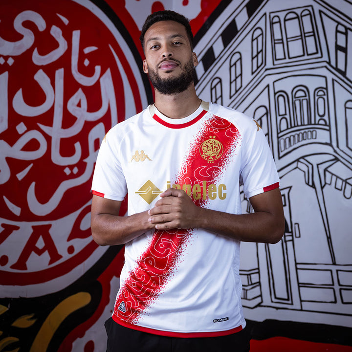 Maillot Kombat Away Wydad AC 25/26 Blanc Homme 1