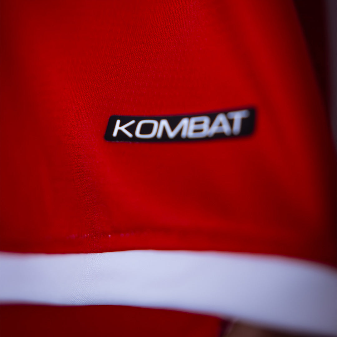 Maillot Kombat Away Ziyech Wydad AC 25/26 Rouge Homme main