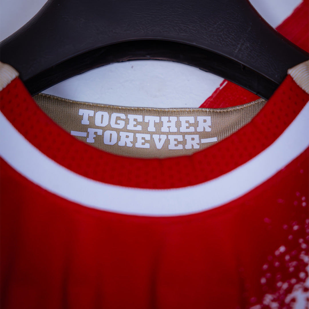 Maillot Kombat Away Ziyech Wydad AC 25/26 Rouge Homme main