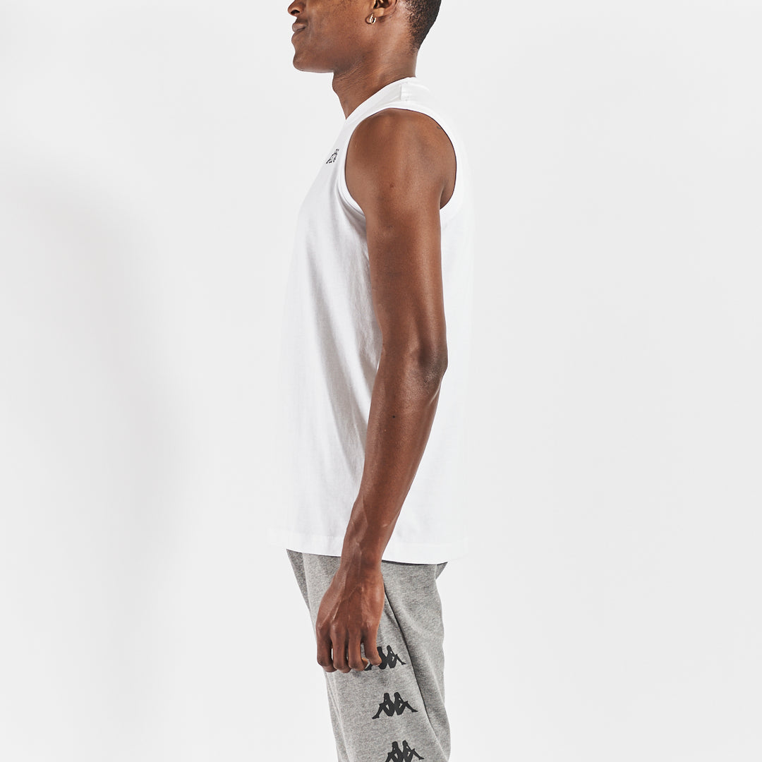 T-shirt Cadwal Blanc Homme main