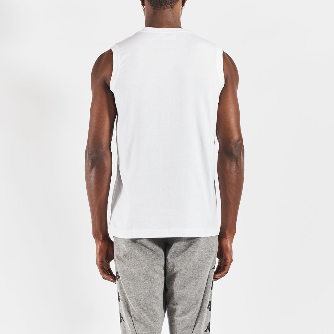 T-shirt Cadwal Blanc Homme main