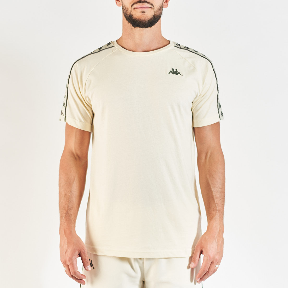 T-shirt Coen Authentic Beige Homme - Image 1