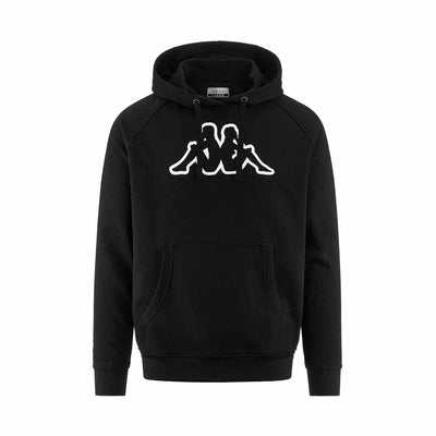 Sweat-shirt à capuche homme Zaiver Noir