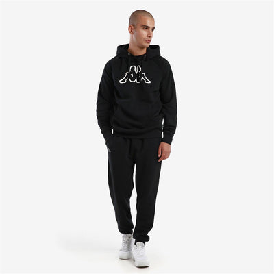 Sweat-shirt à capuche homme Zaiver Noir