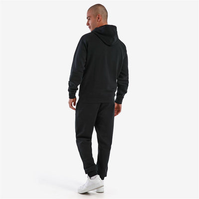 Sweat-shirt à capuche homme Zaiver Noir