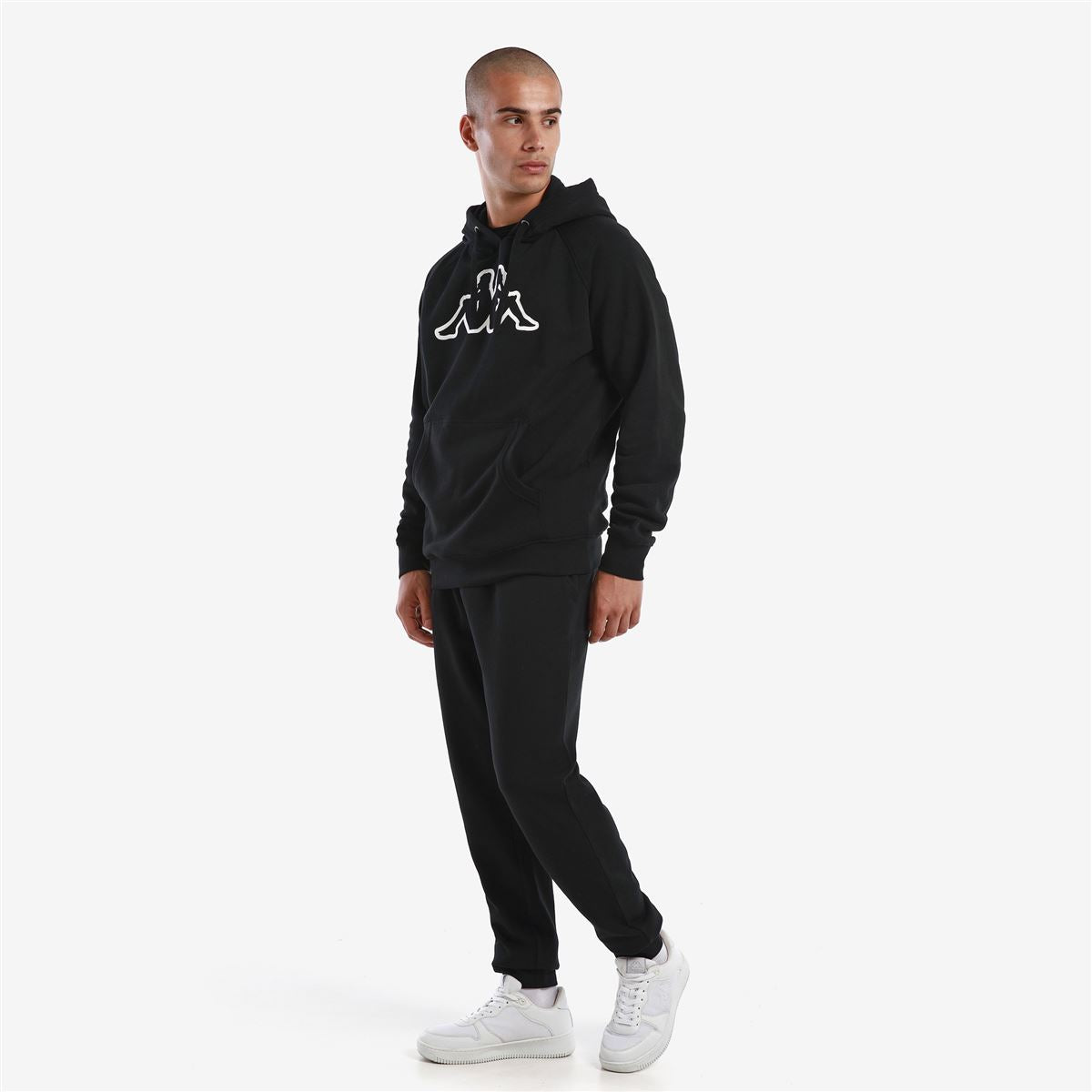 Sweat-shirt à capuche homme Zaiver Noir