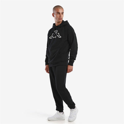 Sweat-shirt à capuche homme Zaiver Noir