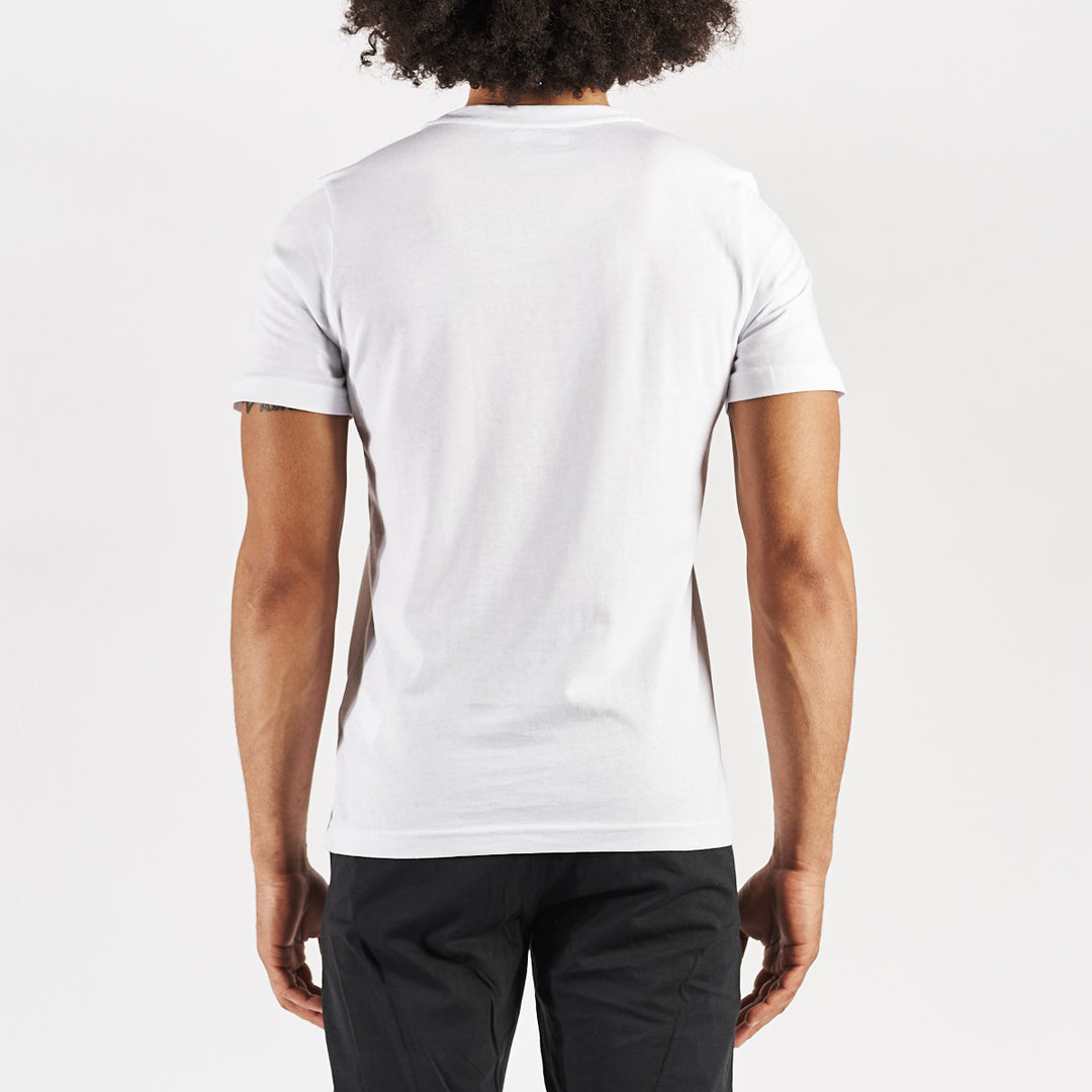 T-shirt Cafers Blanc Homme main