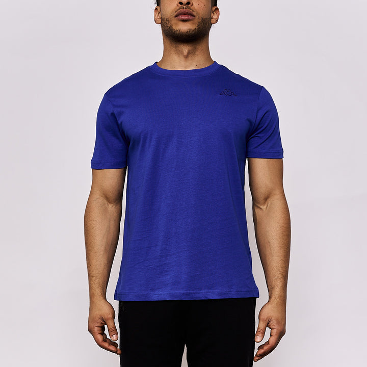 T-shirt Cafers Bleu Homme