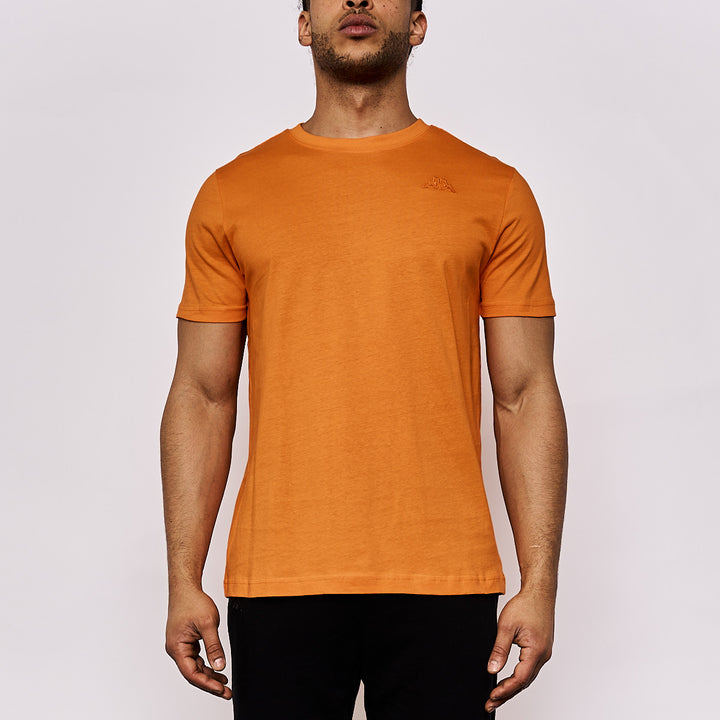 T-shirt Cafers Orange Homme
