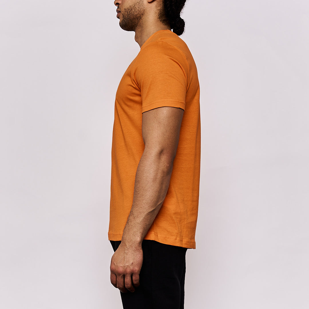 T-shirt Cafers Orange Homme