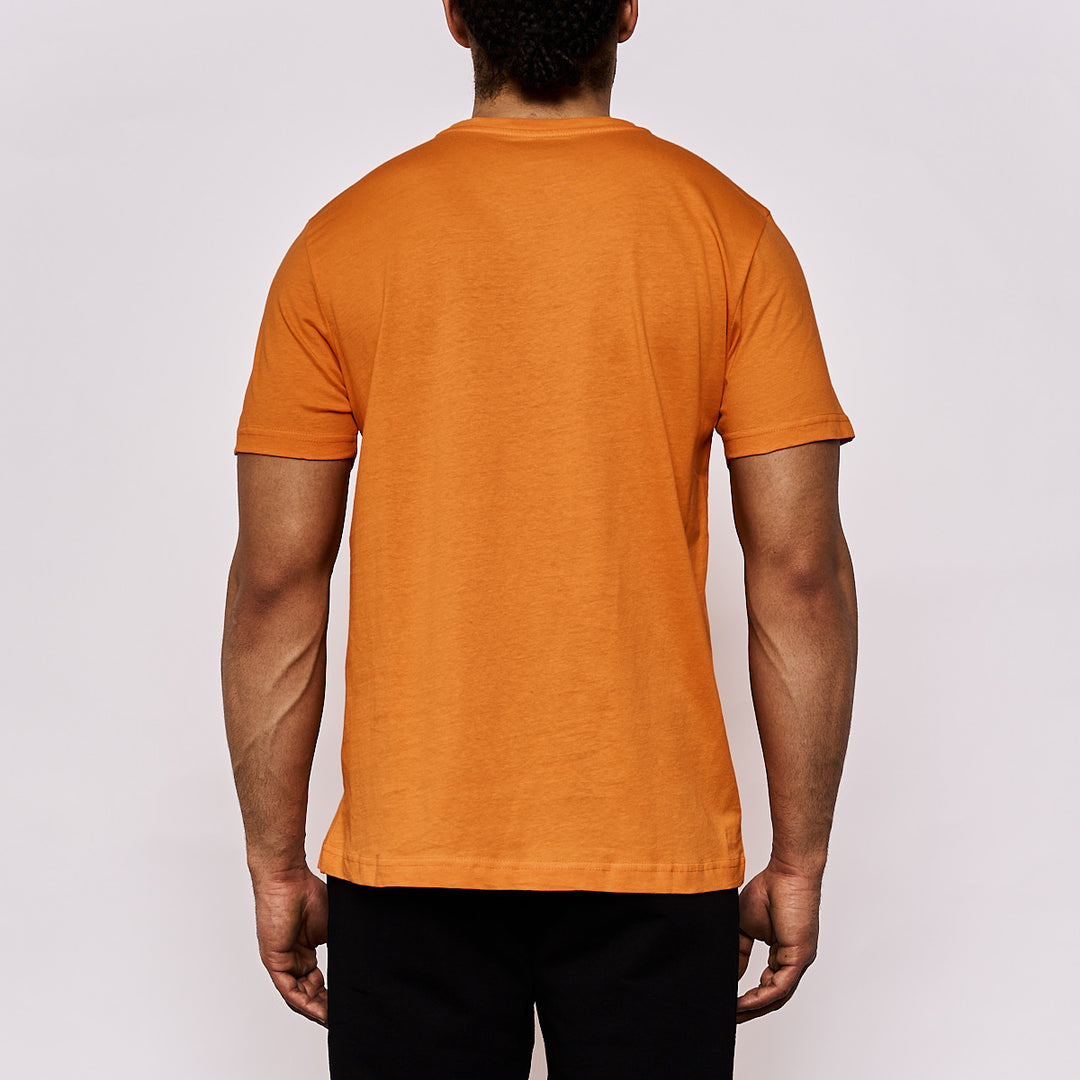 T-shirt Cafers Orange Homme