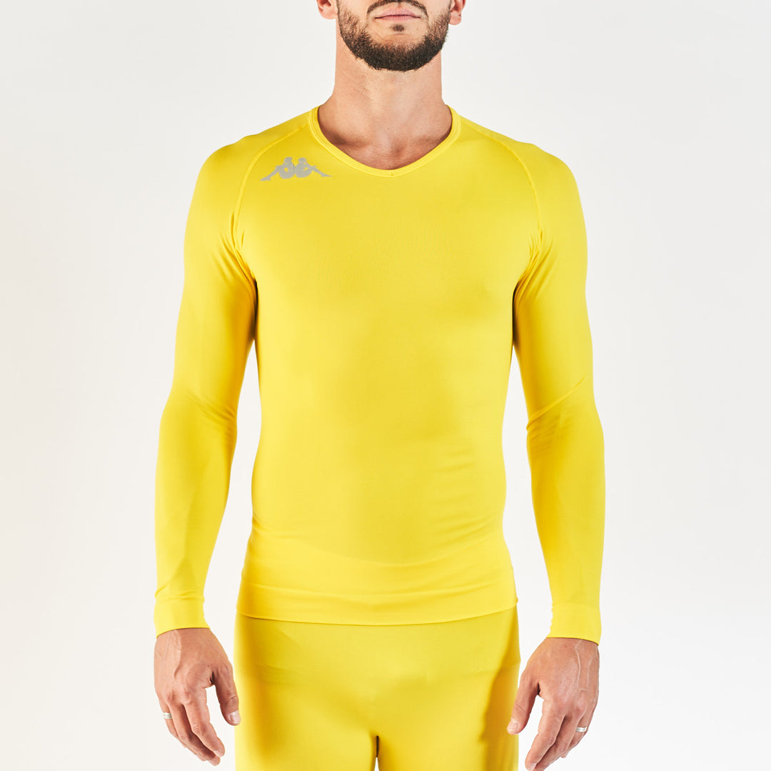 Sous-maillot Bongv Pro Team Jaune unisexe - Image 1