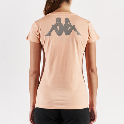T-shirt Amboasary Authentic orange femme - Image 3