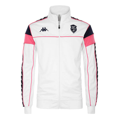 Sweat zippé Merez Stade Français Paris Blanc enfant - image 1