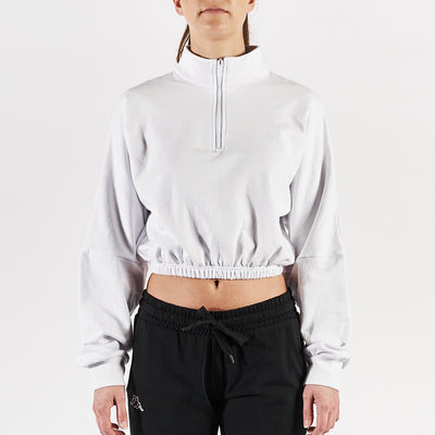 Sweatshirt Limit Authentic Blanc Femme - Image 1