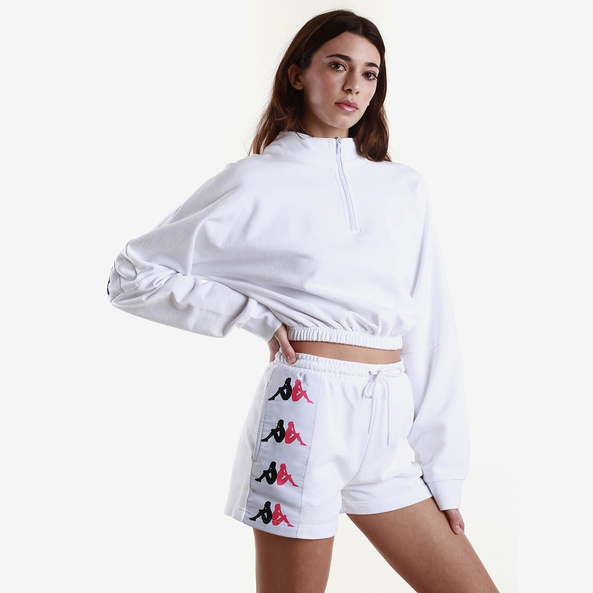 Sweatshirt Limit Authentic Blanc Femme - Image 4