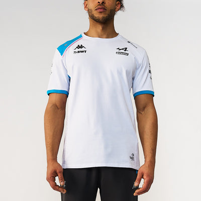 T-Shirt Amiry BWT Alpine F1 Team 2023 Homme Blanc